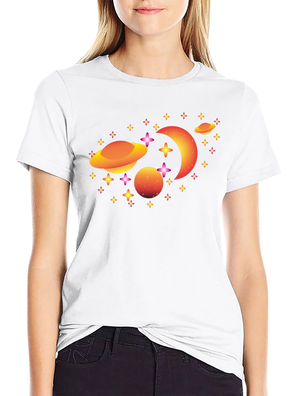 Cosmic Galaxy Black T-Shirt