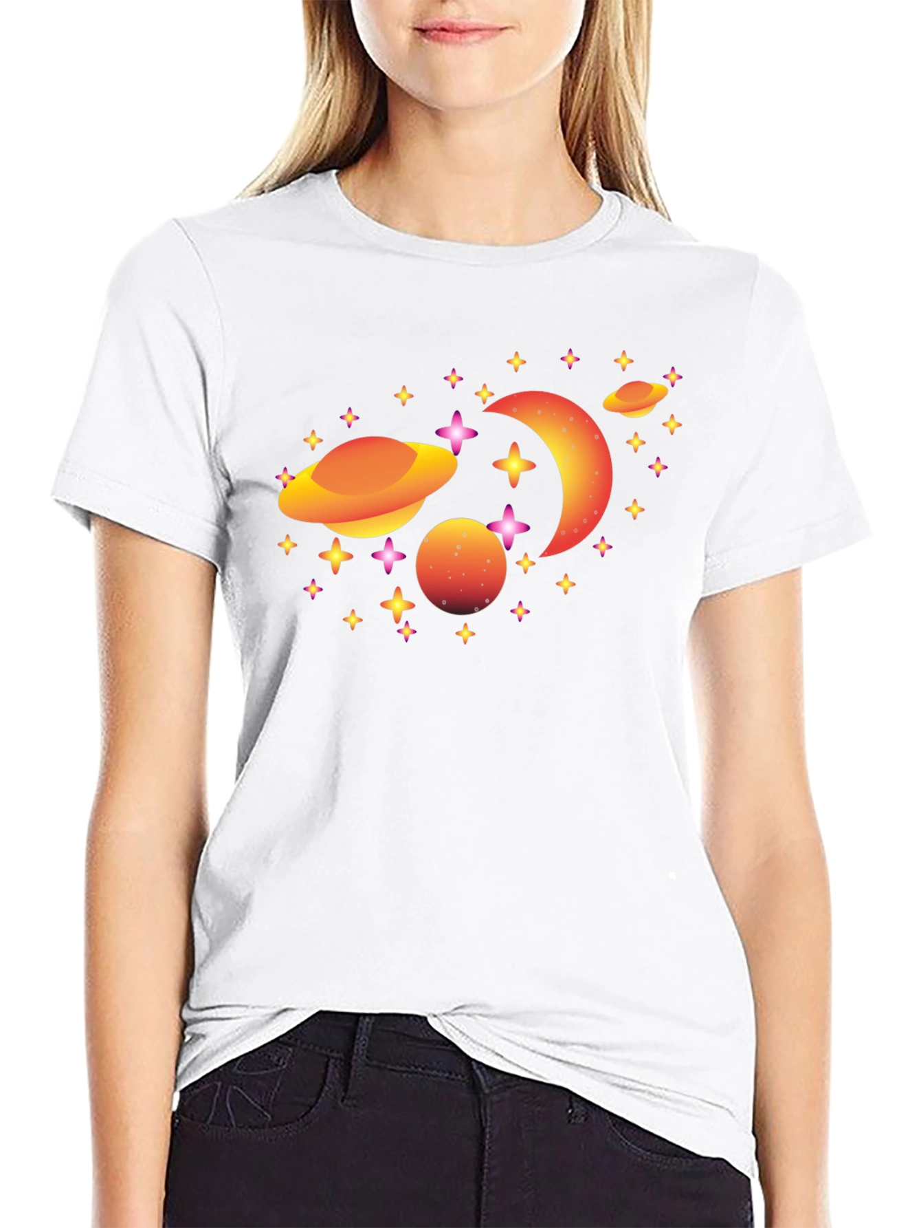 Cosmic Galaxy Black T-Shirt