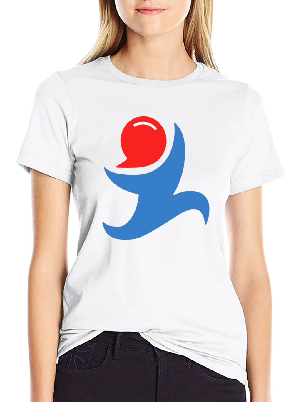 Abstract Logo Black T-Shirt