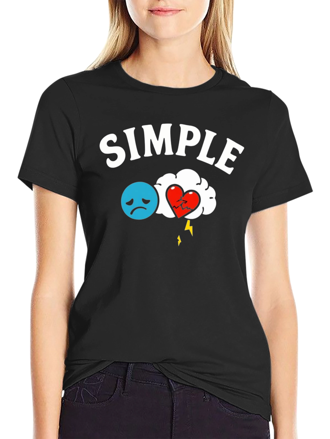 Simple Broken Heart T-Shirt