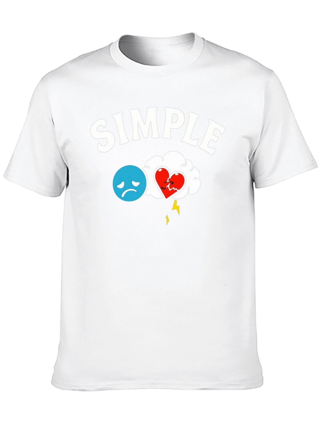 Simple Broken Heart T-Shirt