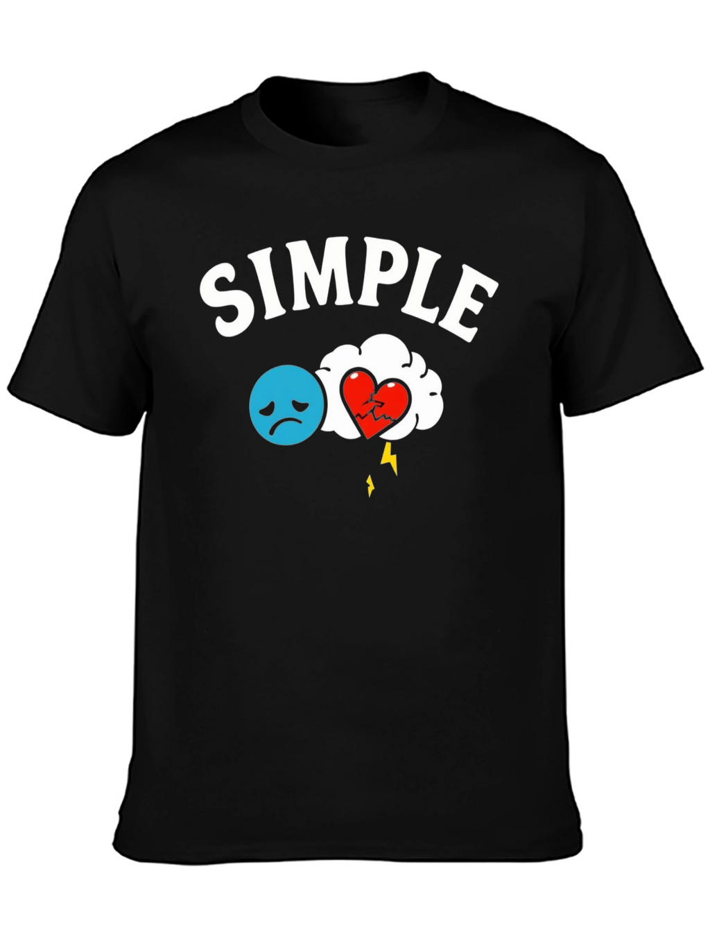 Simple Broken Heart T-Shirt