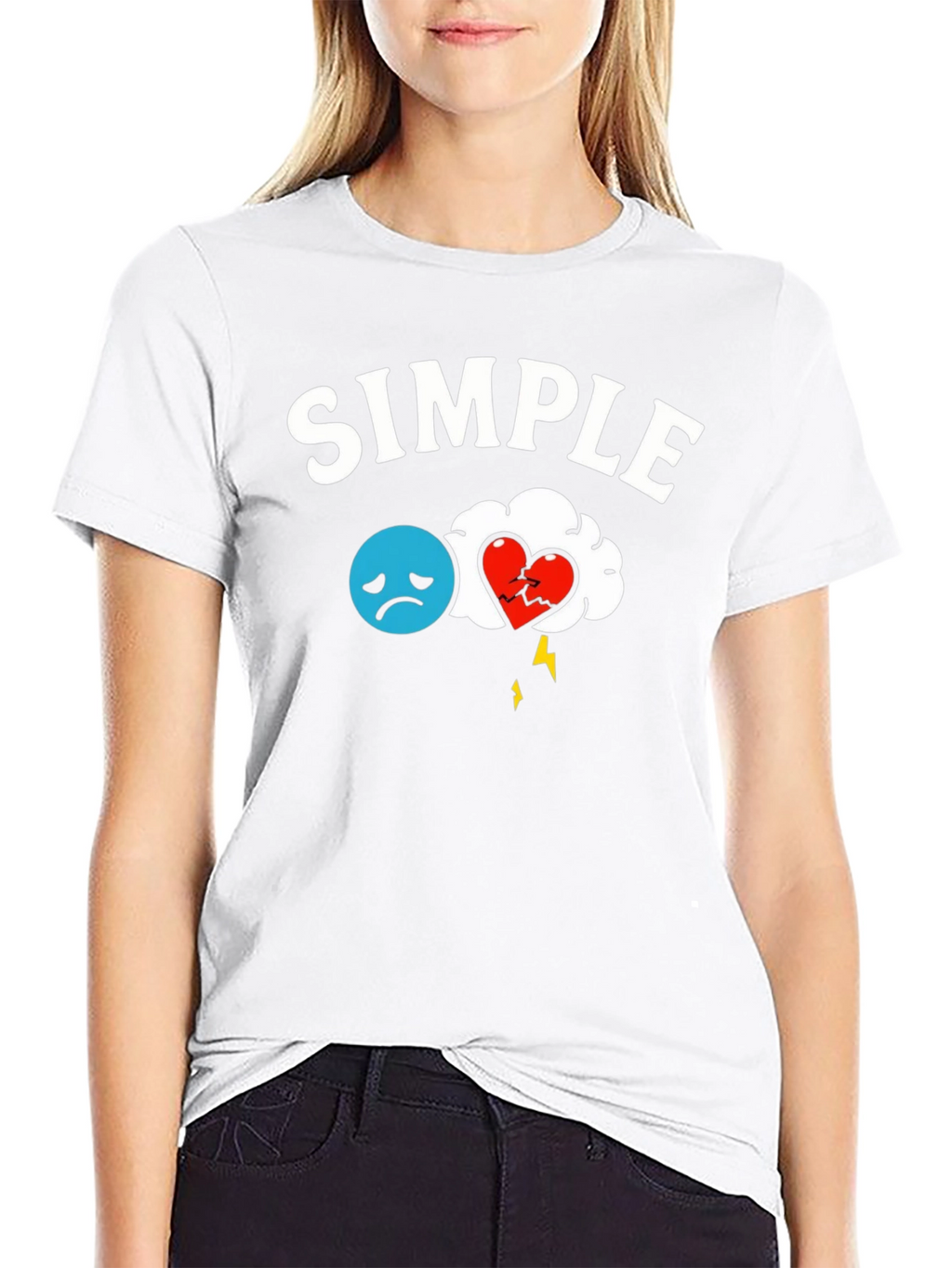 Simple Broken Heart T-Shirt