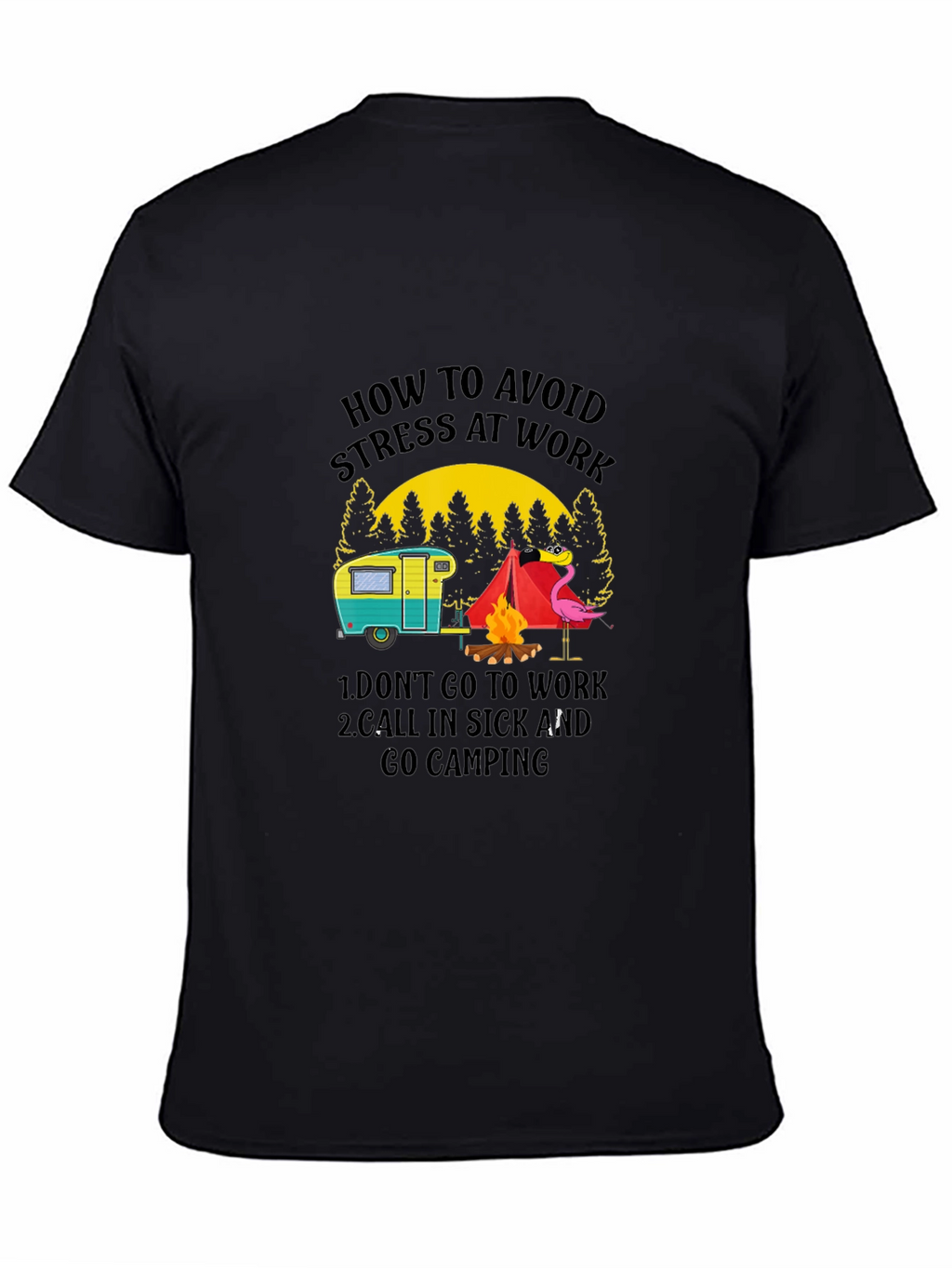 Avoid Stress Camping T-Shirt