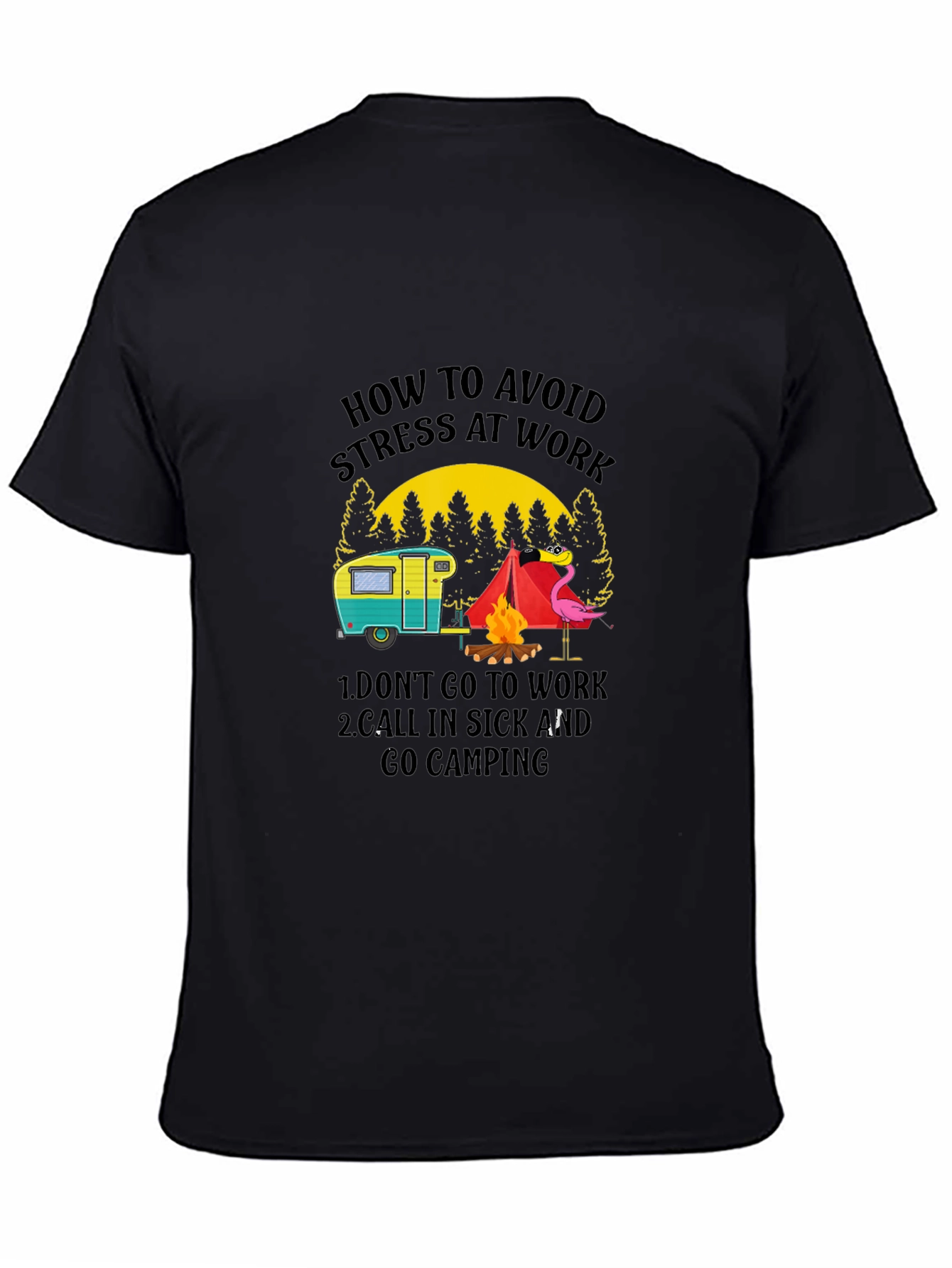 Avoid Stress Camping T-Shirt