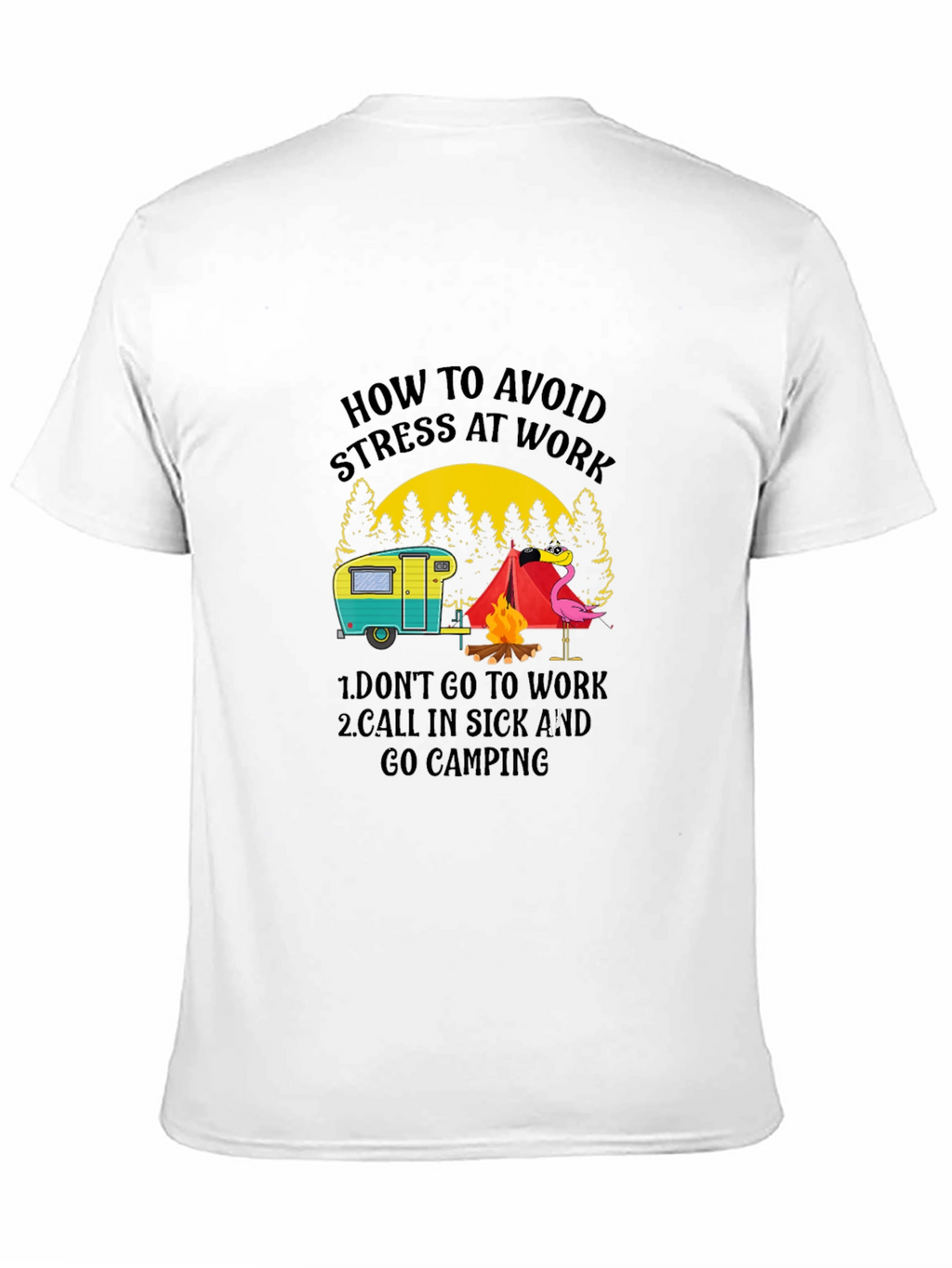 Avoid Stress Camping T-Shirt