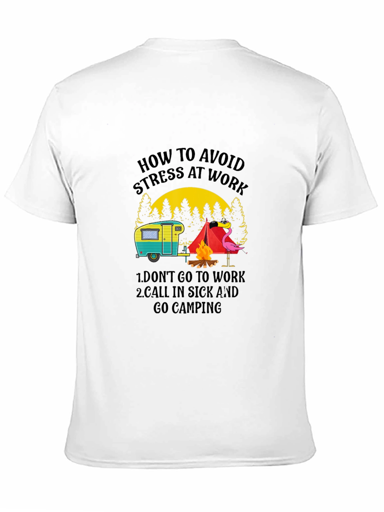 Avoid Stress Camping T-Shirt