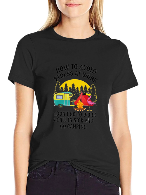 Avoid Stress Camping T-Shirt