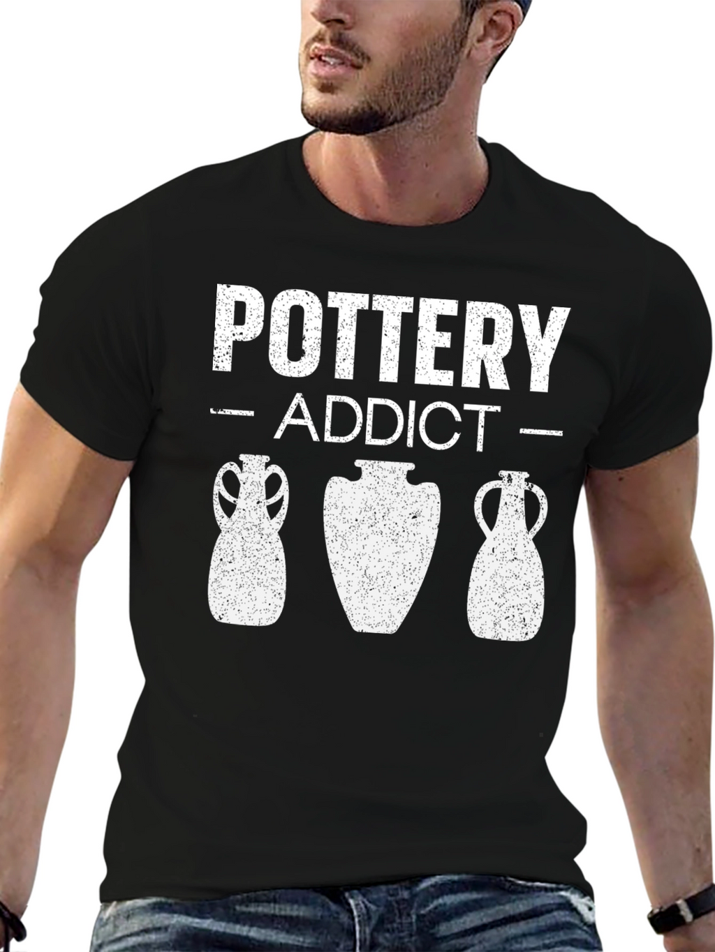 Pottery Addict T-Shirt Black