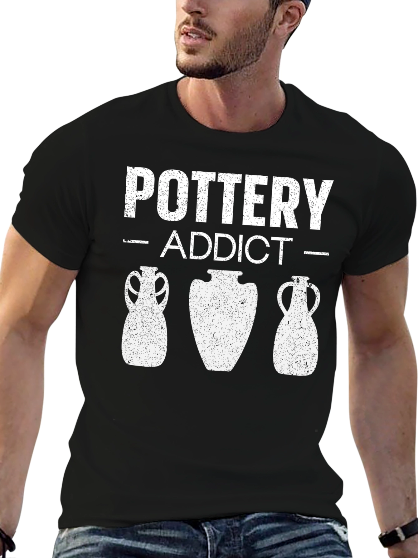 Pottery Addict T-Shirt Black