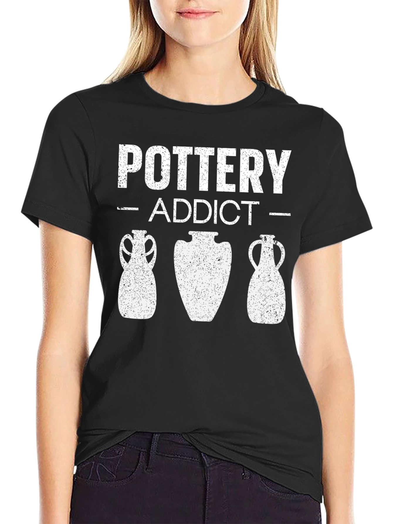 Pottery Addict T-Shirt Black
