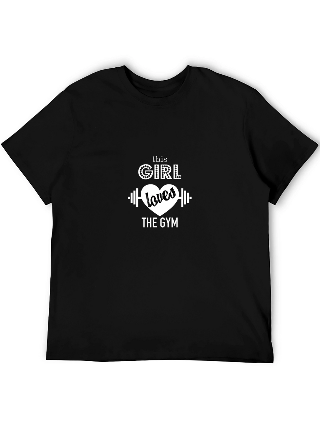 Gym Lover Black T-Shirt