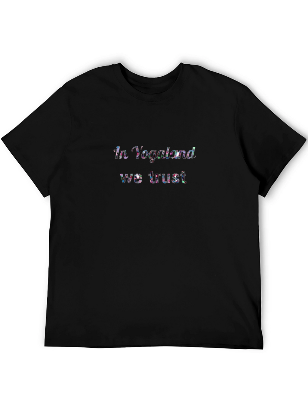 In Yogaland We Trust Black T-Shirt