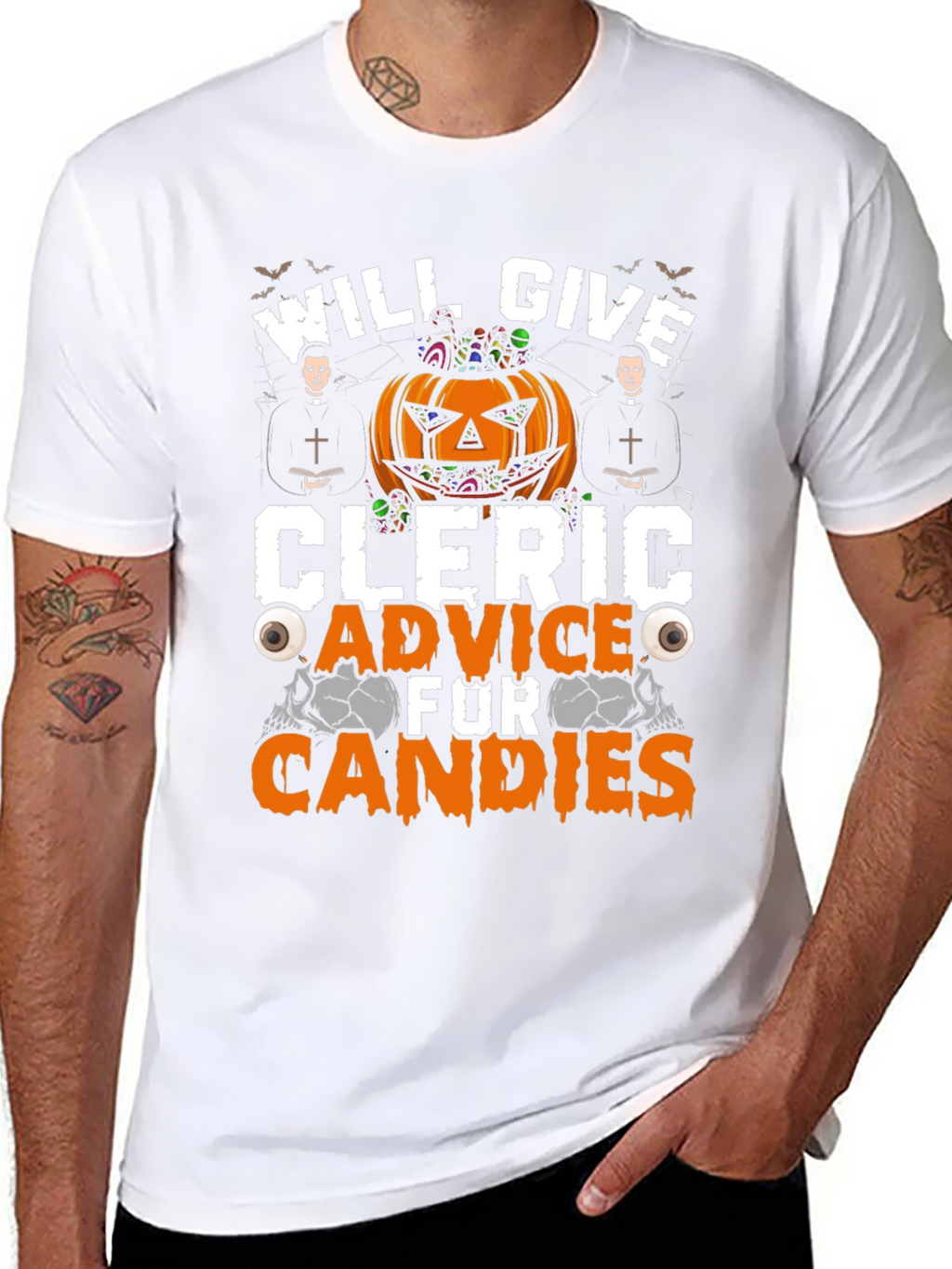 Will Give Cleric Advice for Candies T-Shirt Halloween