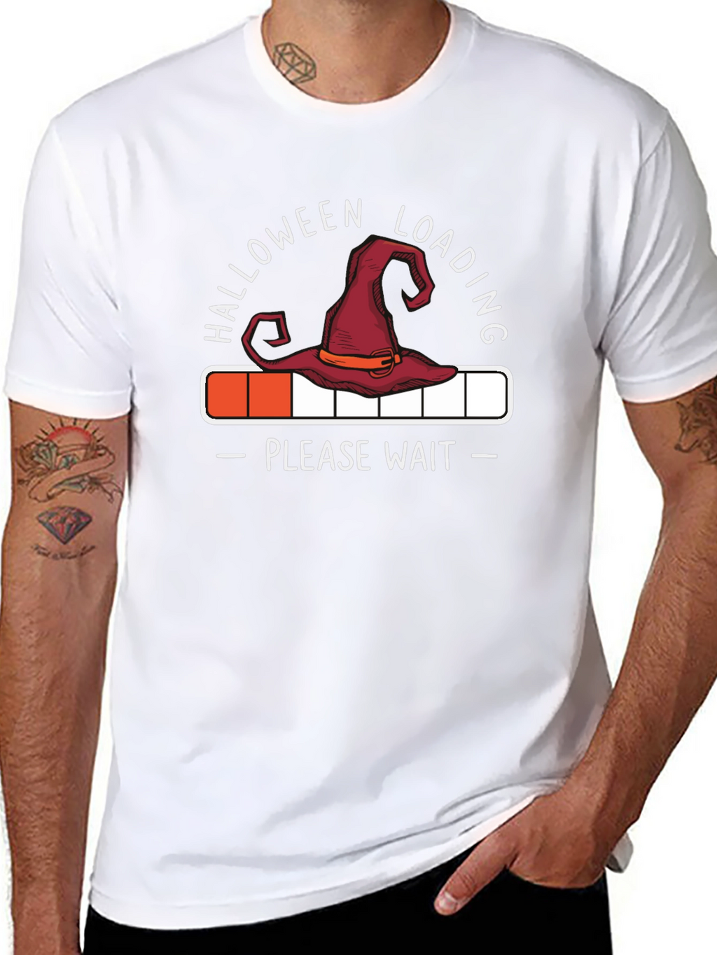 Halloween Loading T-Shirt - Witch Hat Tee