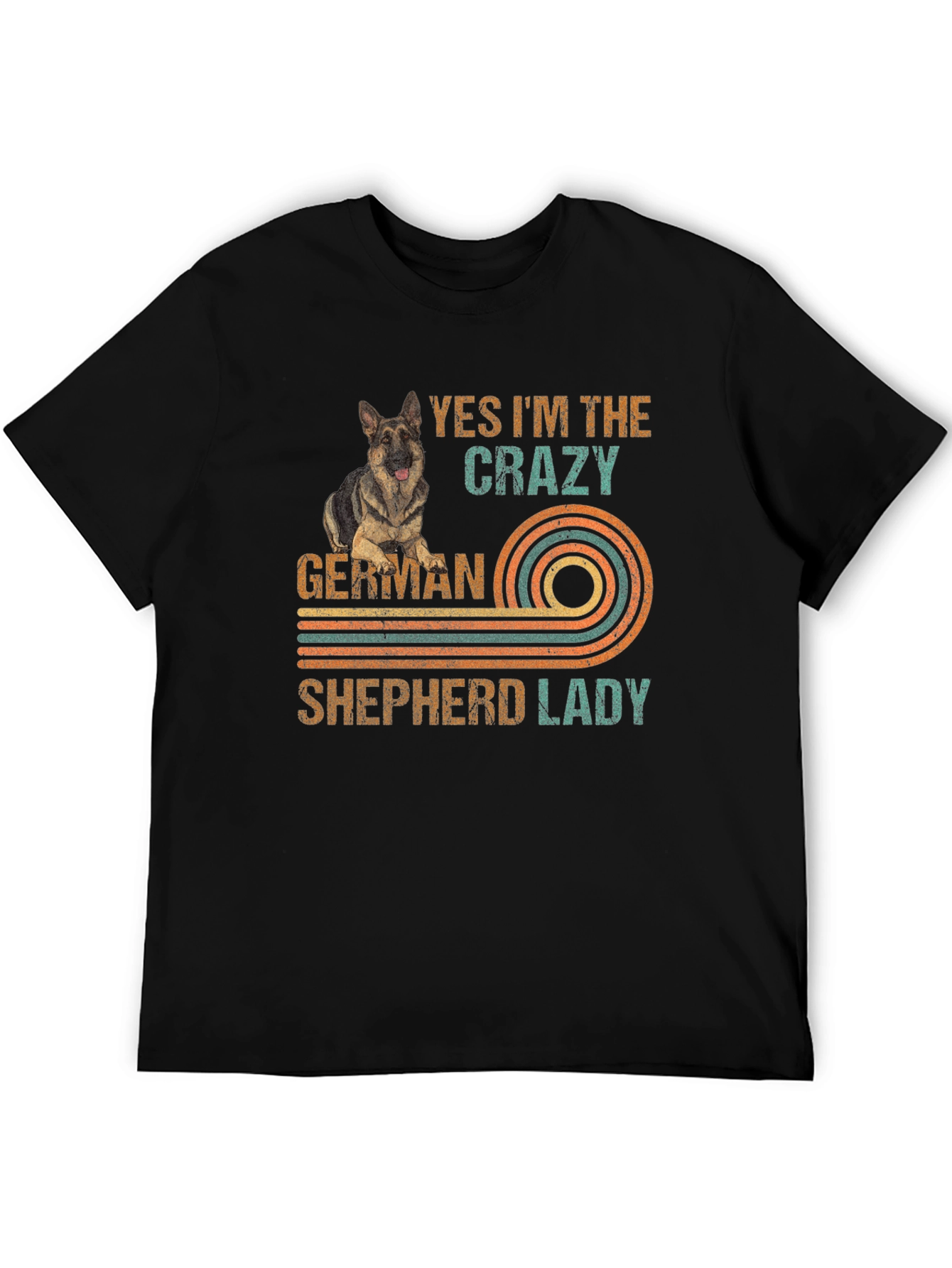 Crazy German Shepherd Lady T-Shirt