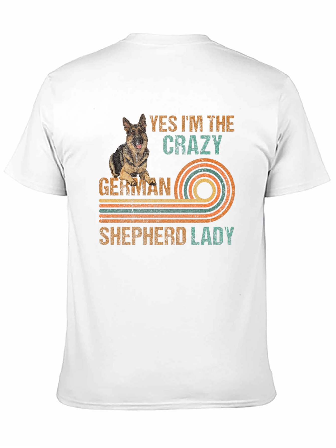 Crazy German Shepherd Lady T-Shirt