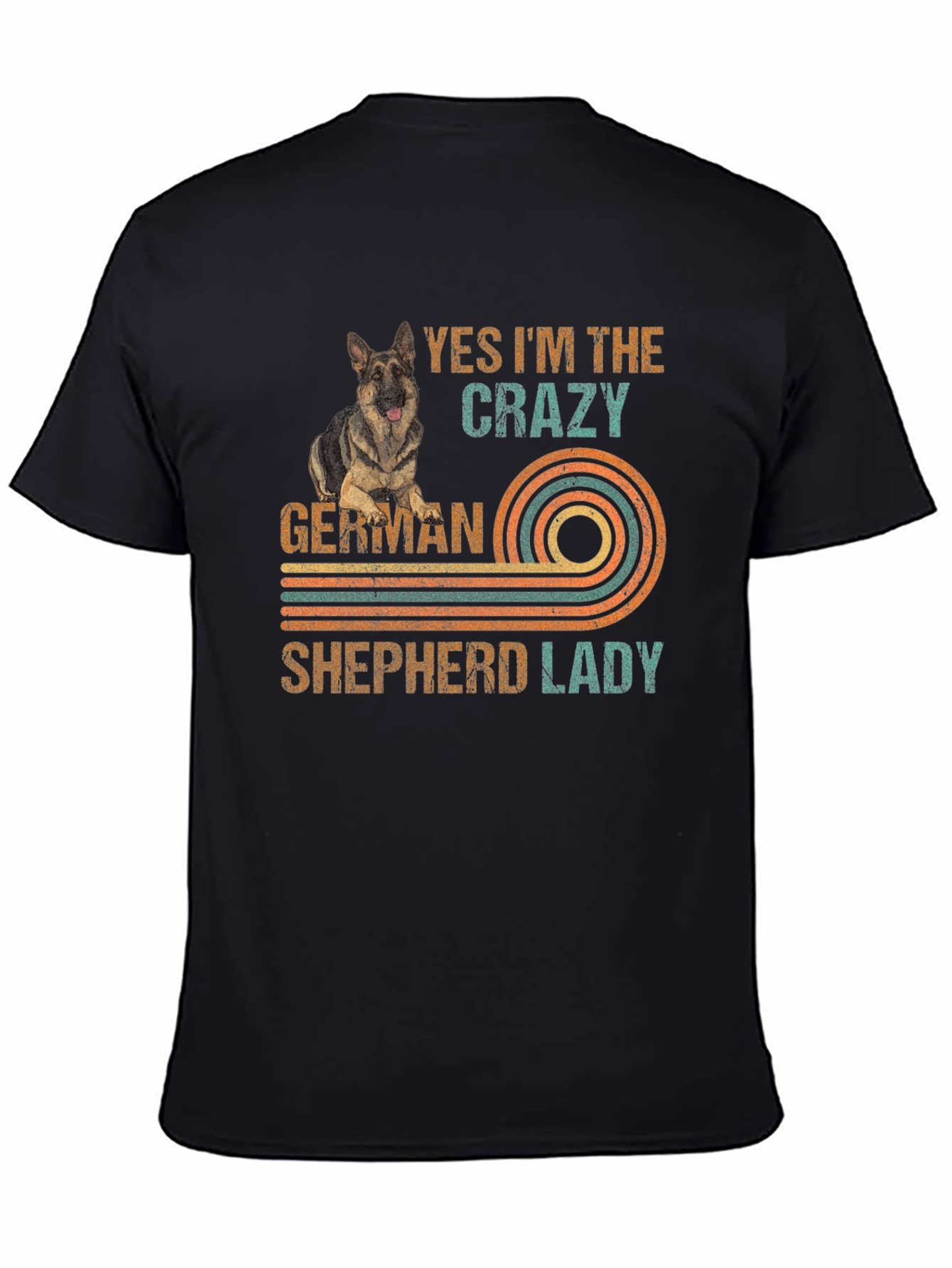 Crazy German Shepherd Lady T-Shirt