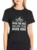 Funny Golf T-Shirt - Im On The Back Nine