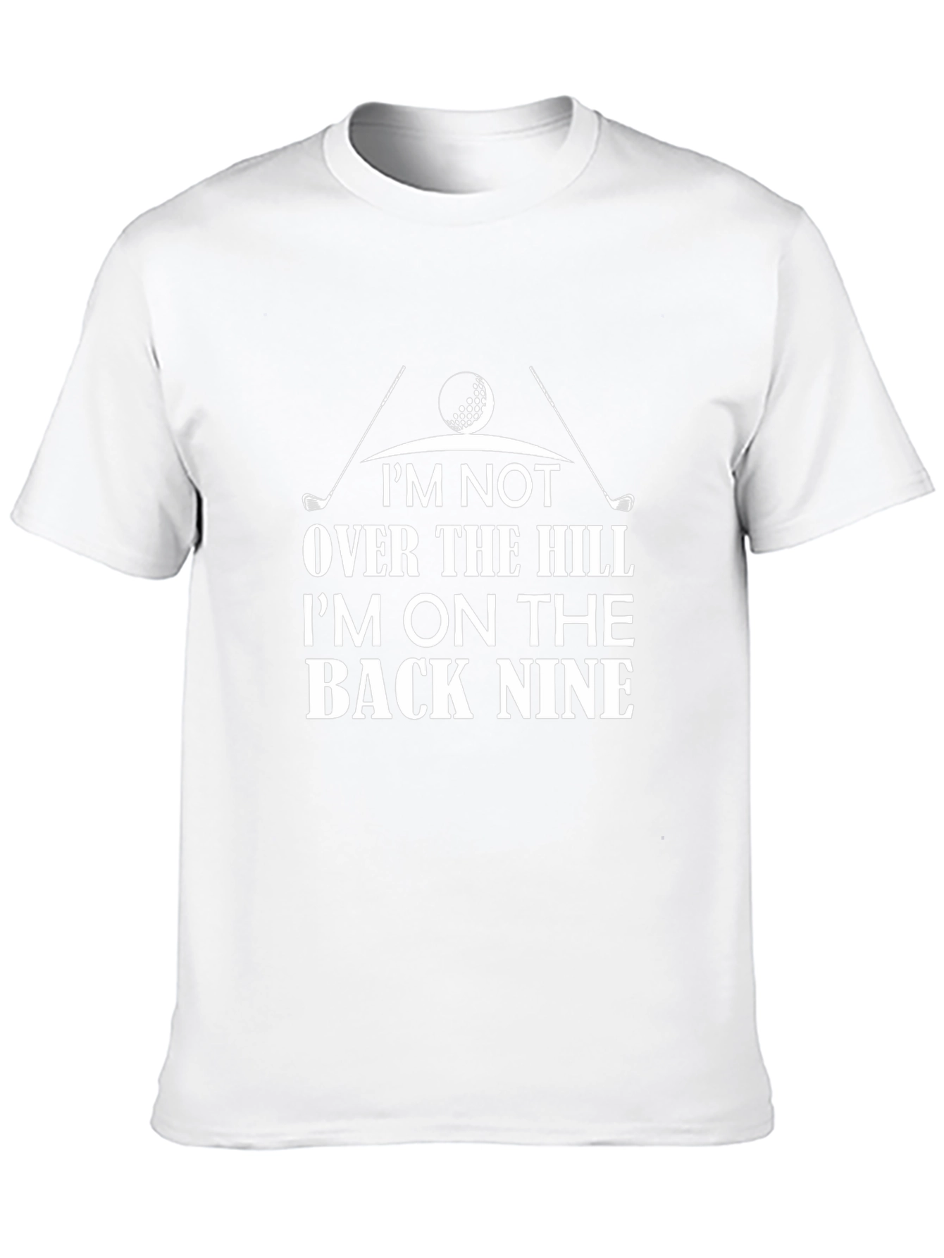 Funny Golf T-Shirt - Im On The Back Nine
