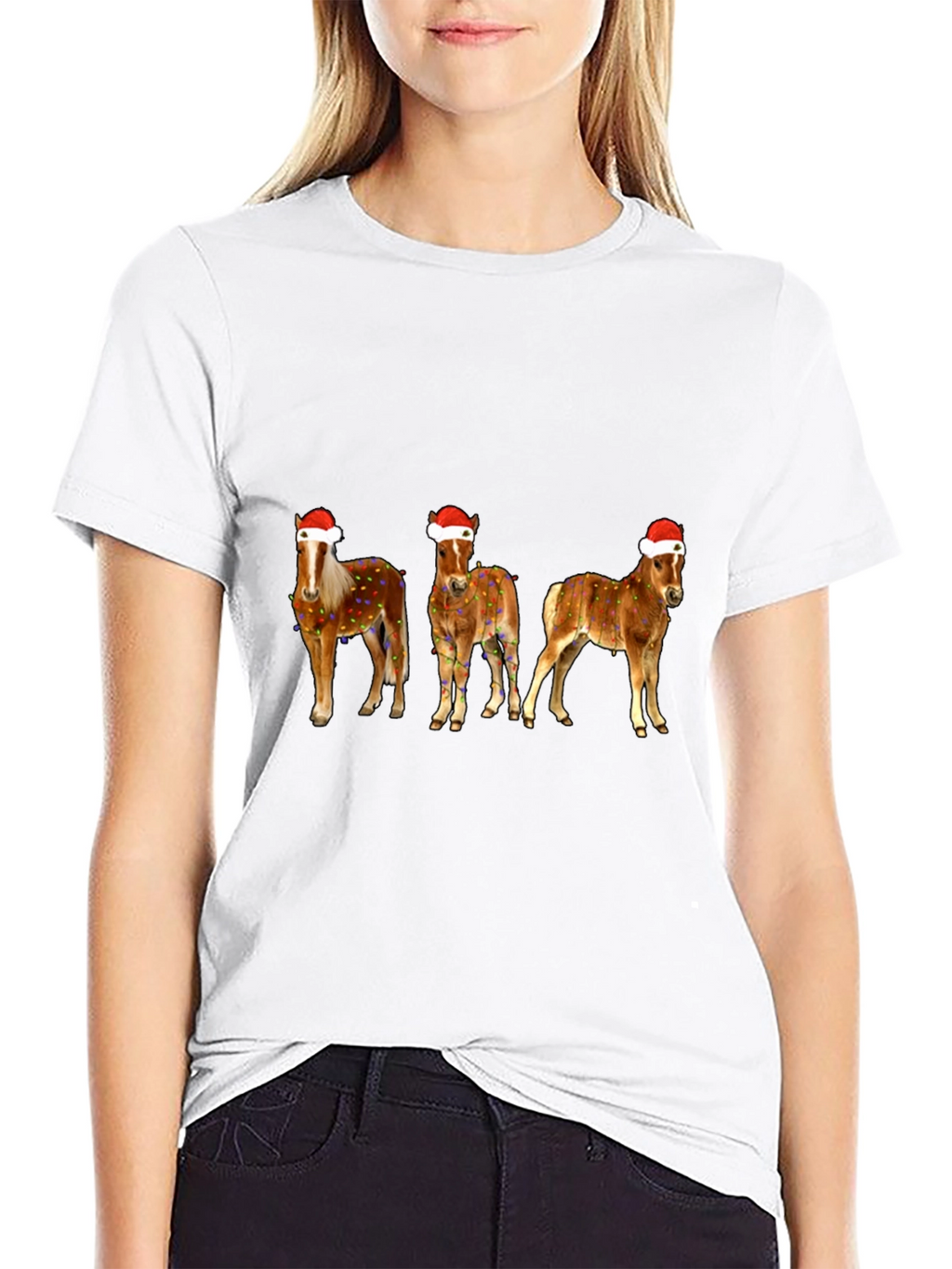 Festive Horse Christmas Tee