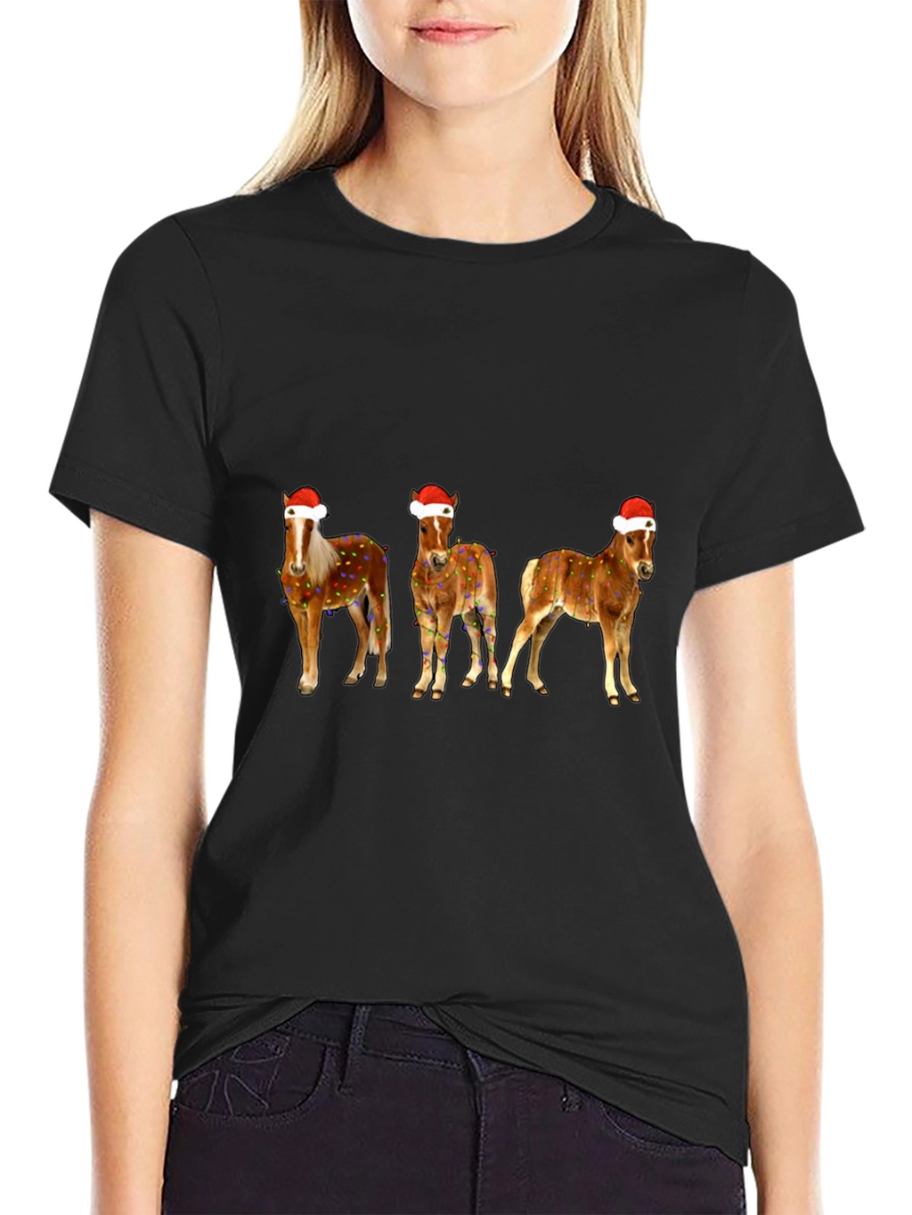 Festive Horse Christmas Tee
