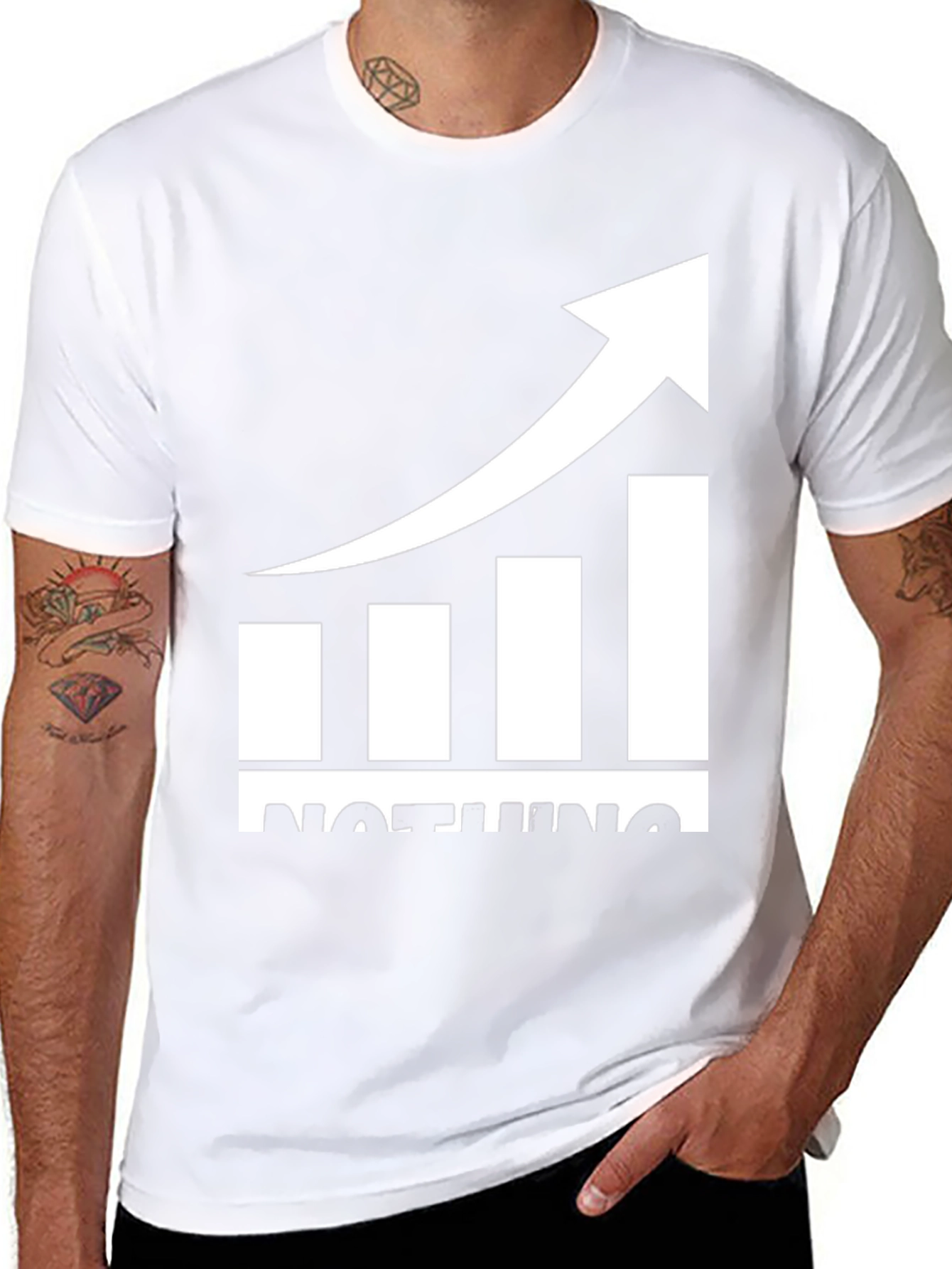 Nothing But Up Graphic Tee - Black