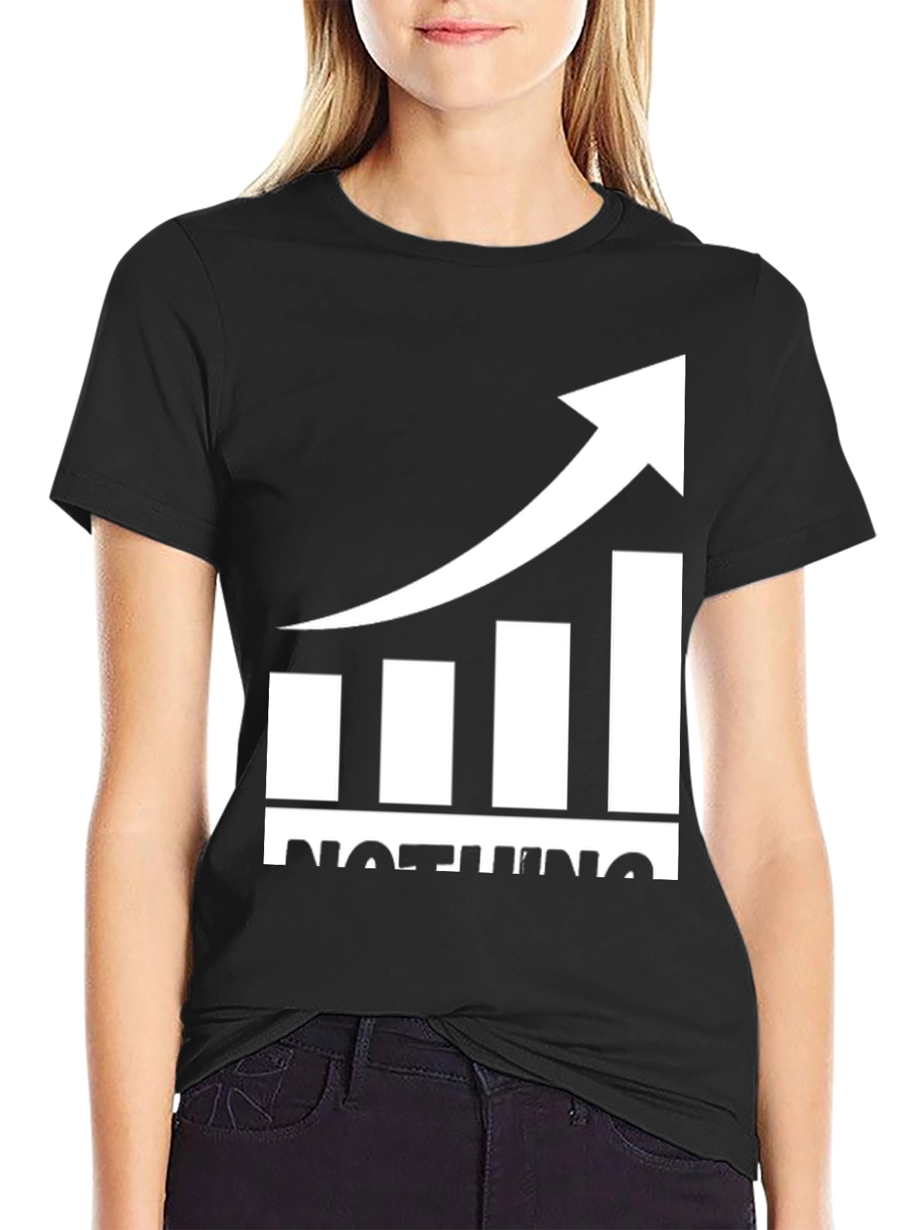 Nothing But Up Graphic Tee - Black