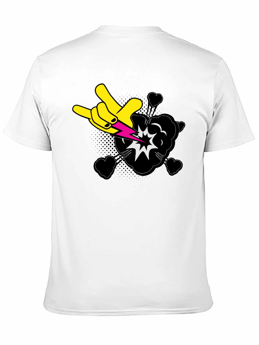 Rock On Graphic Black T-Shirt