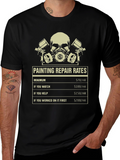 Funny Painter T-Shirt: Repair Rates Graphic Tee