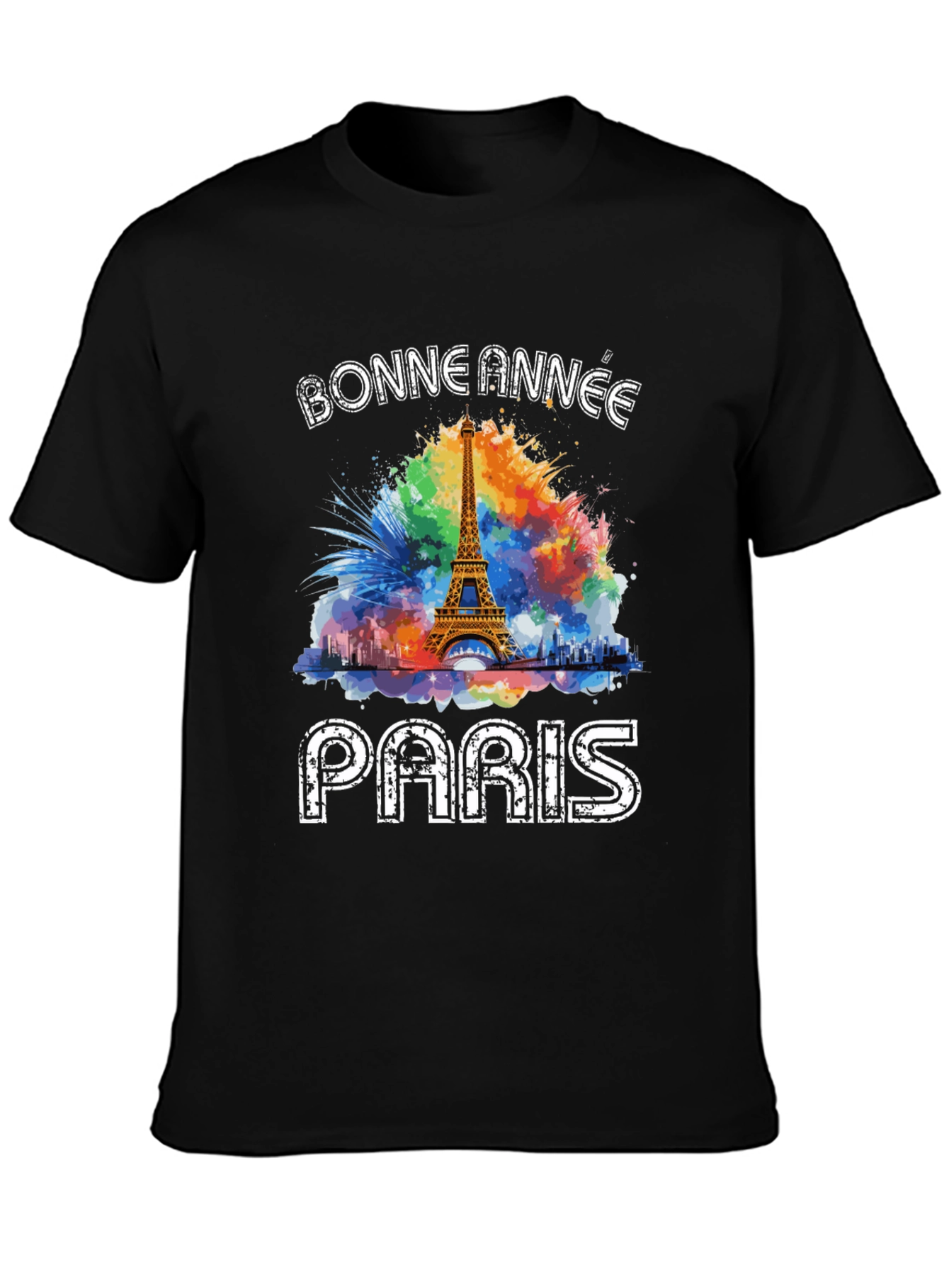 Bonne Année Paris Graphic Tee - New Years in France
