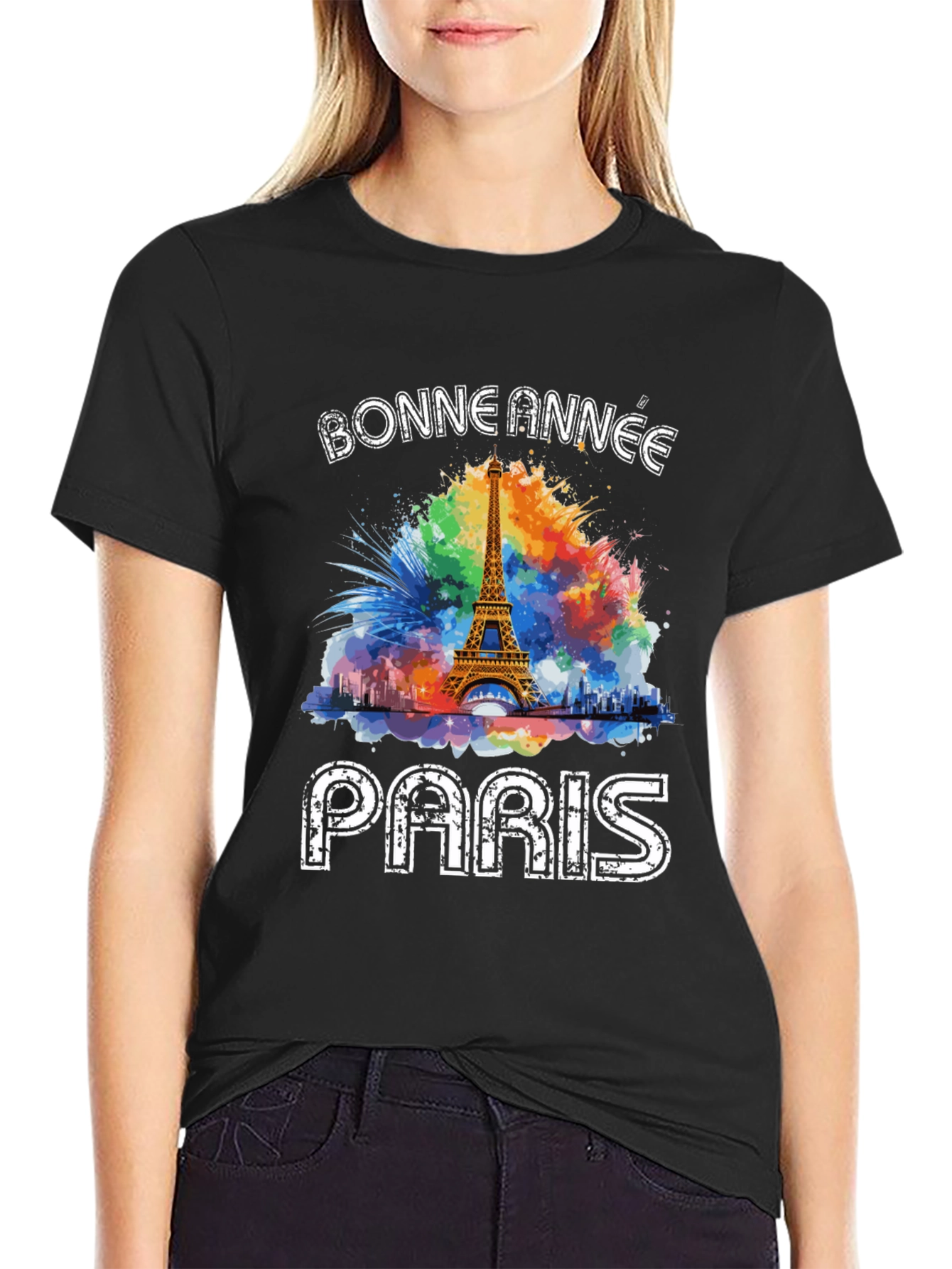Bonne Année Paris Graphic Tee - New Years in France