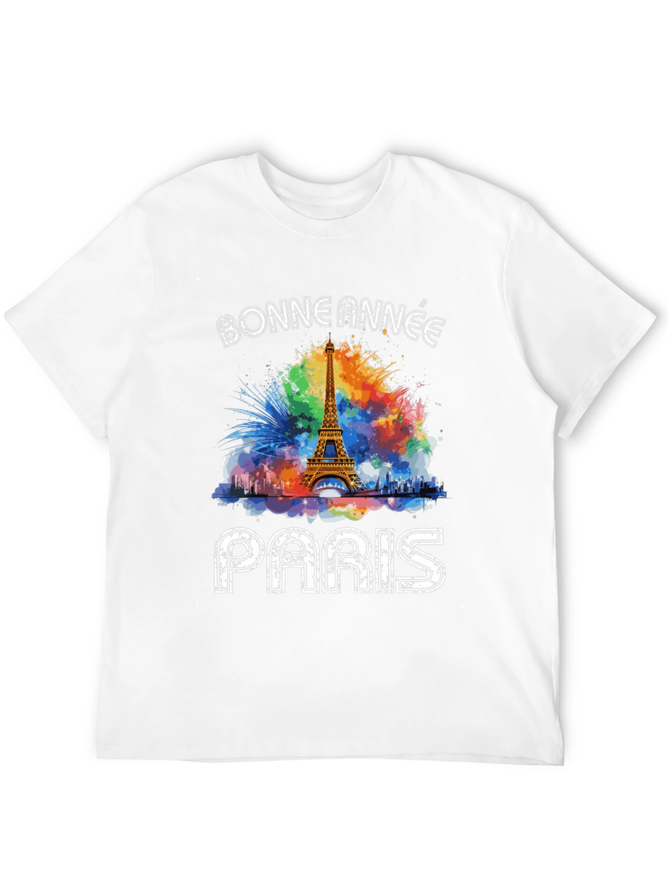 Bonne Année Paris Graphic Tee - New Years in France