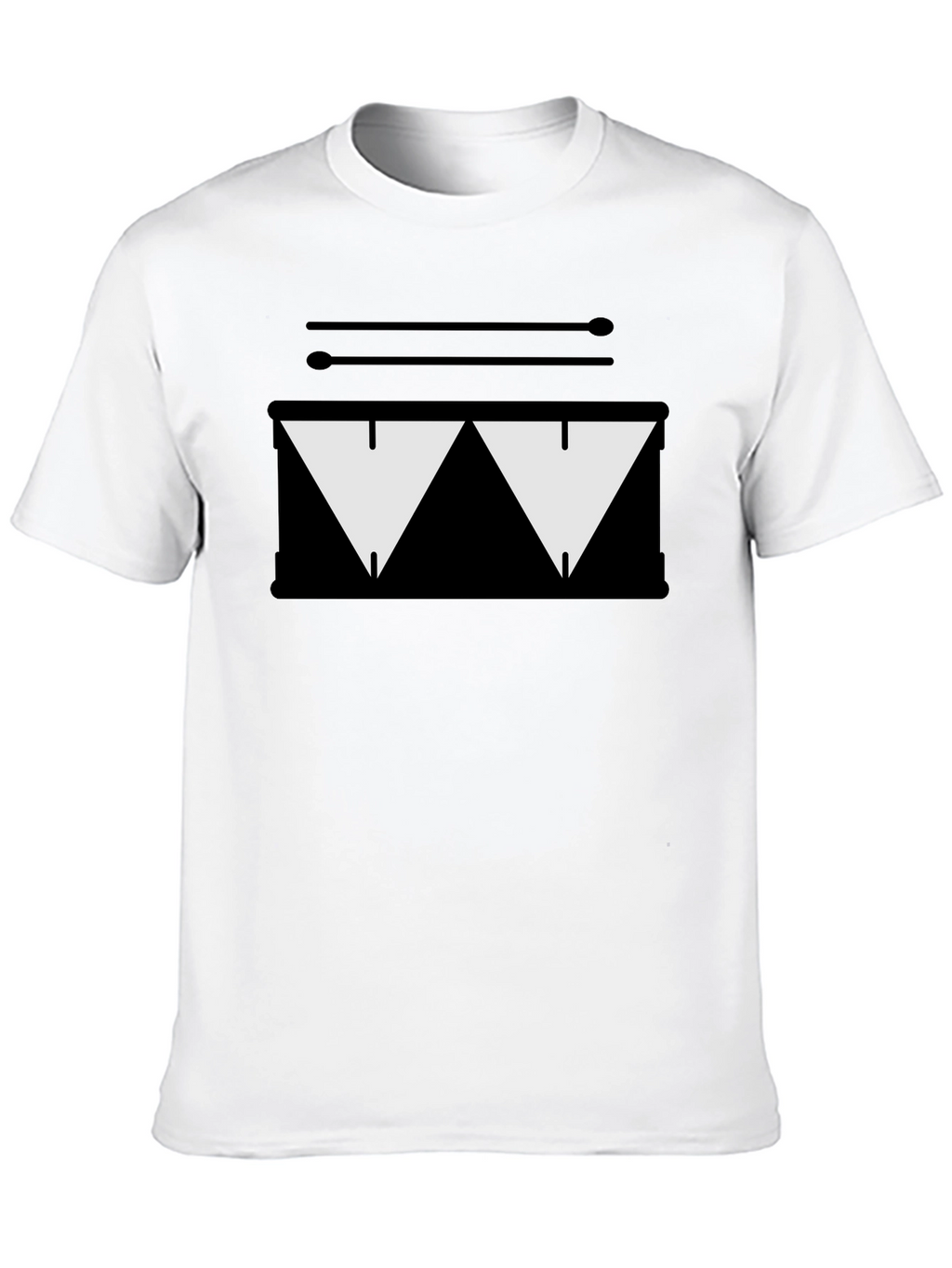 Drum Kit Graphic Tee - Black T-Shirt