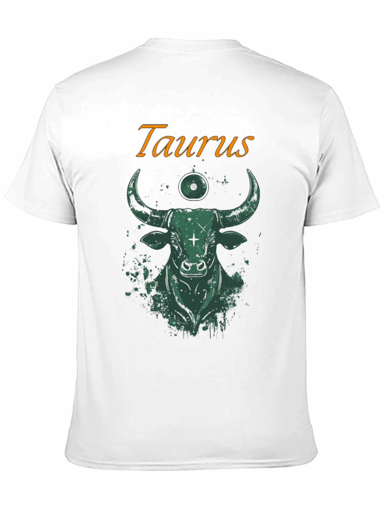 Taurus Zodiac Graphic T-Shirt - Bull Design