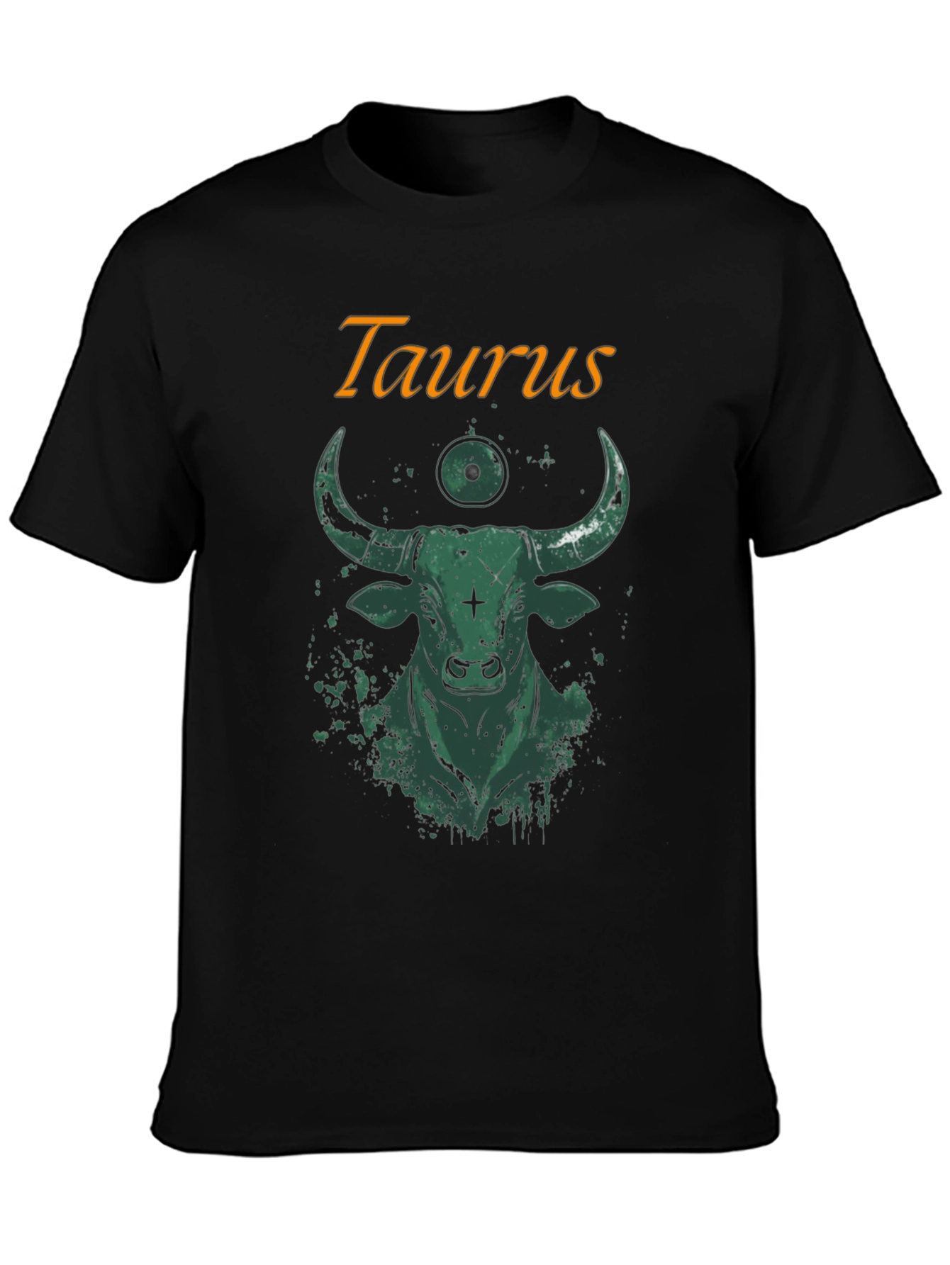 Taurus Zodiac Graphic T-Shirt - Bull Design