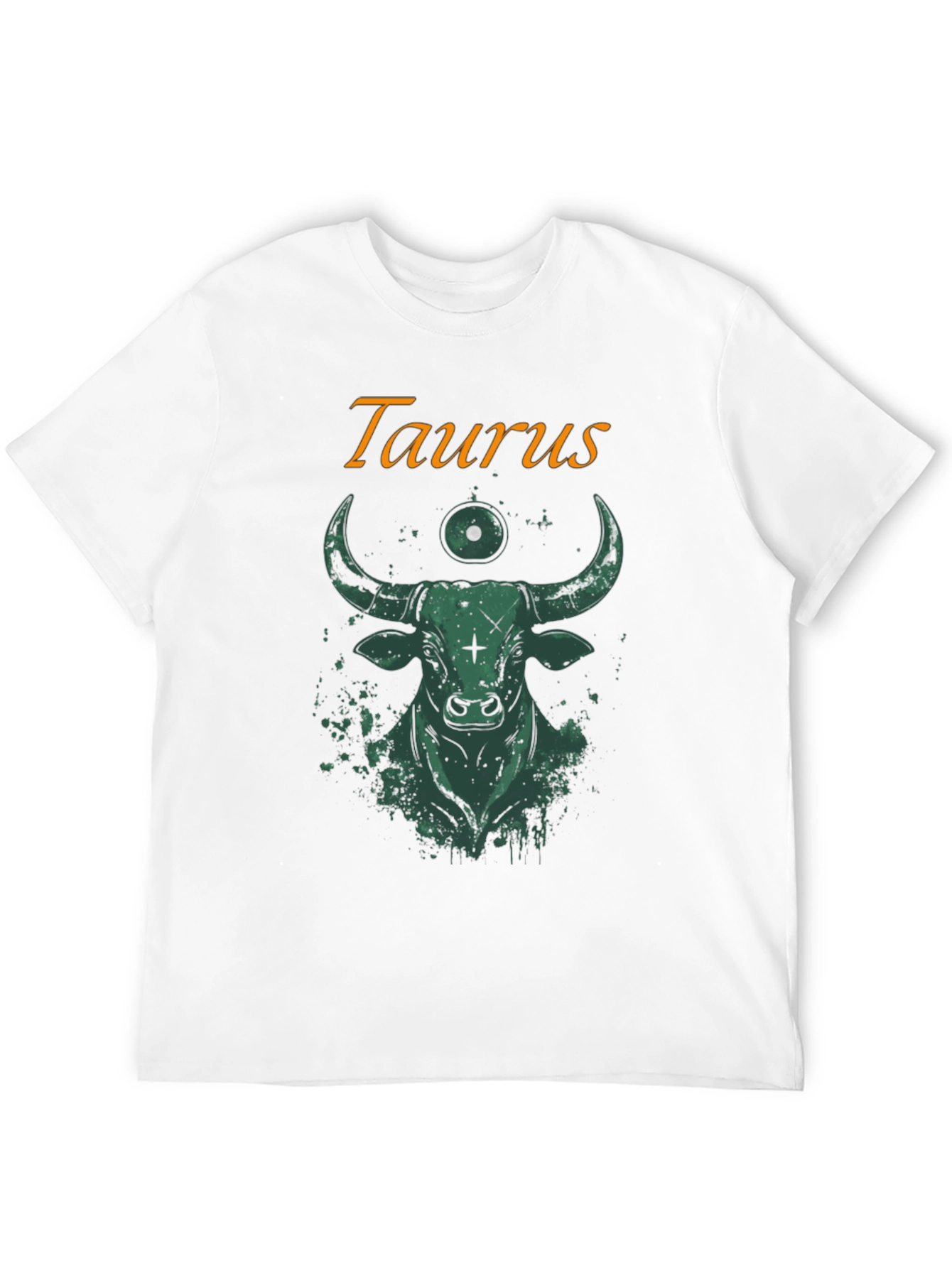 Taurus Zodiac Graphic T-Shirt - Bull Design