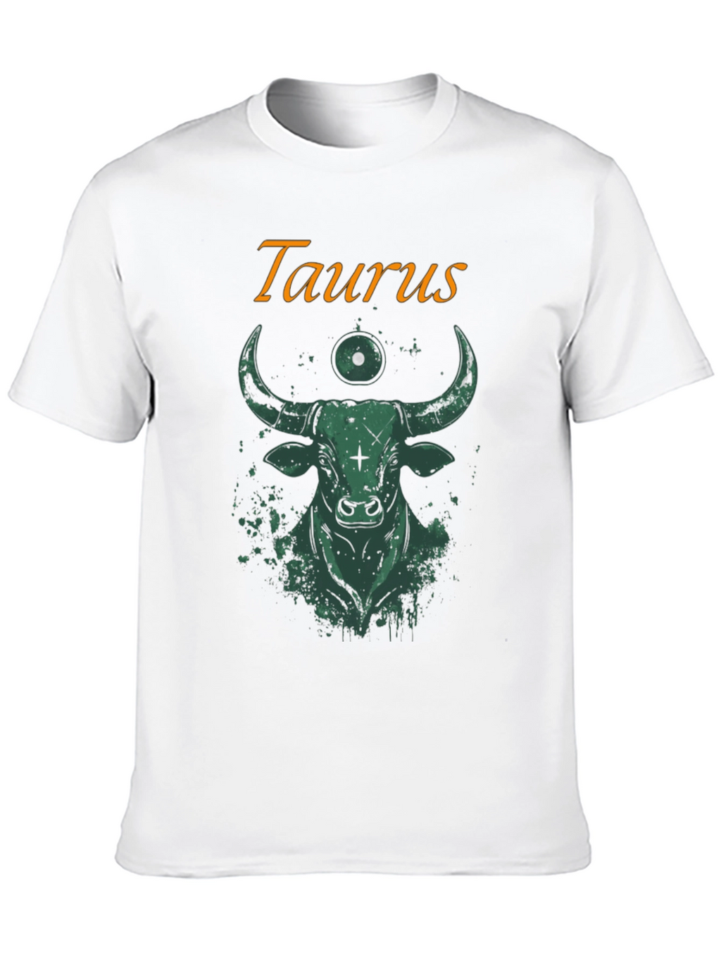 Taurus Zodiac Graphic T-Shirt - Bull Design