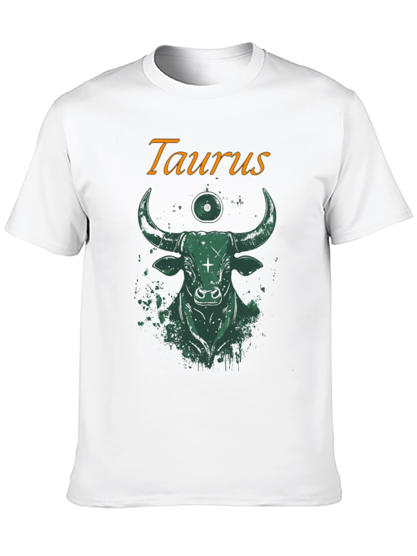 Taurus Zodiac Graphic T-Shirt - Bull Design