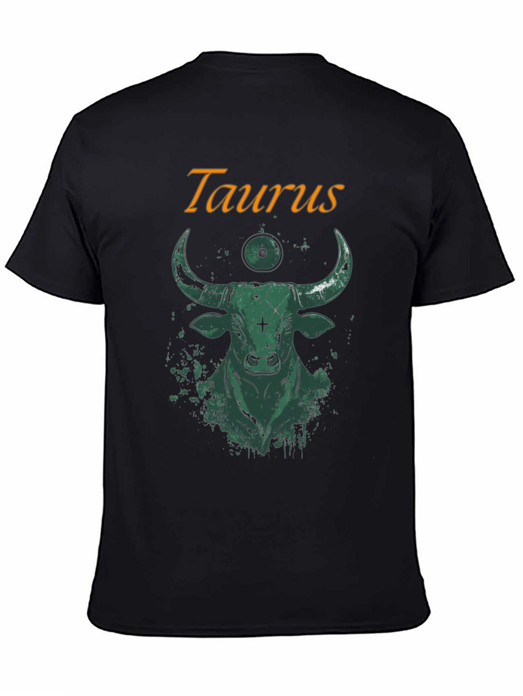 Taurus Zodiac Graphic T-Shirt - Bull Design