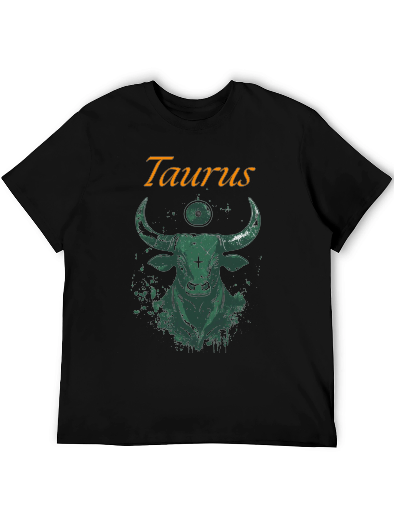 Taurus Zodiac Graphic T-Shirt - Bull Design