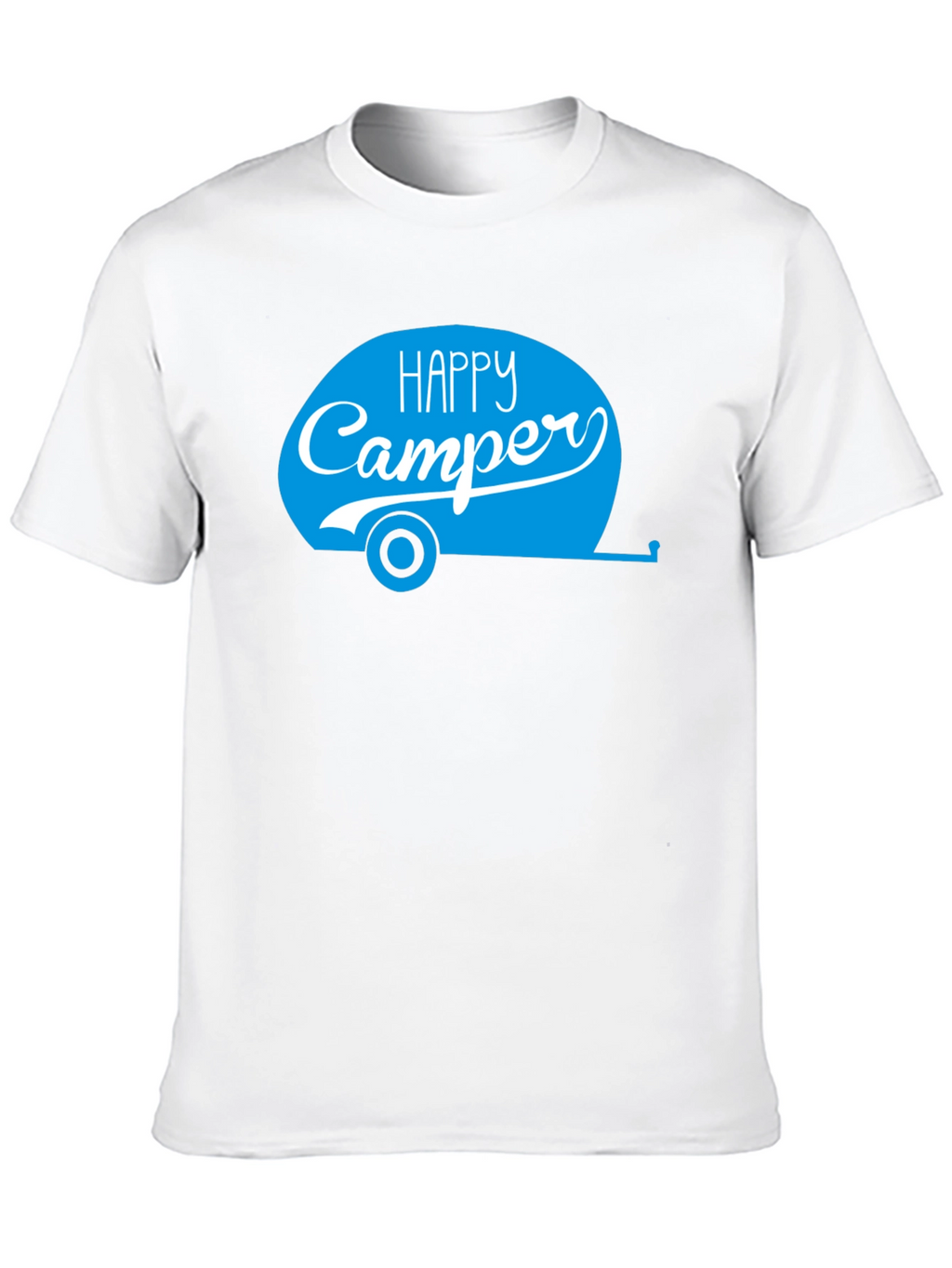 Happy Camper Graphic T-Shirt - Camping Apparel
