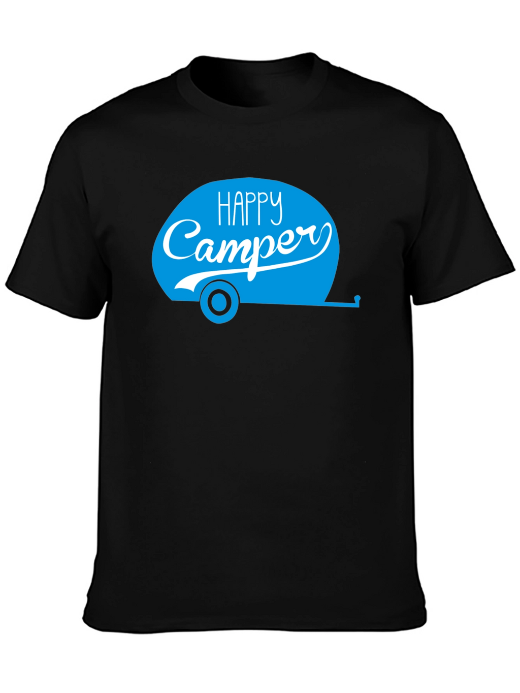 Happy Camper Graphic T-Shirt - Camping Apparel