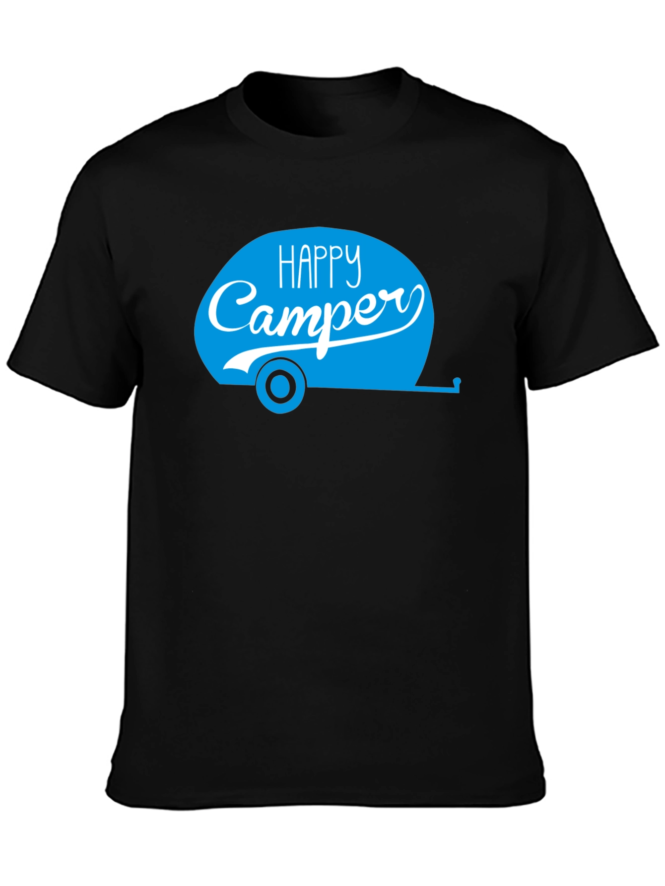 Happy Camper Graphic T-Shirt - Camping Apparel