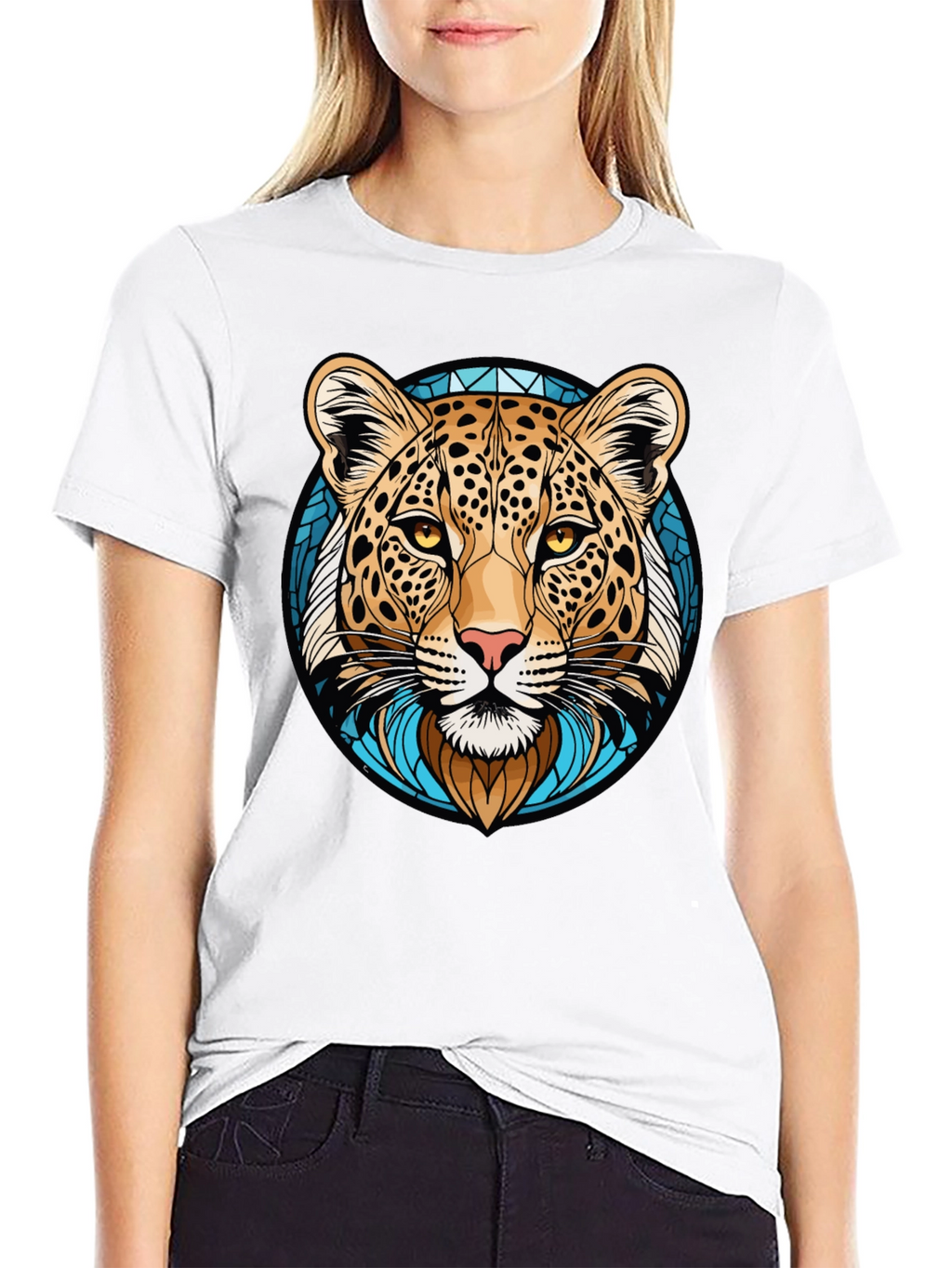 Leopard Graphic Tee - Cool Animal Print T-Shirt
