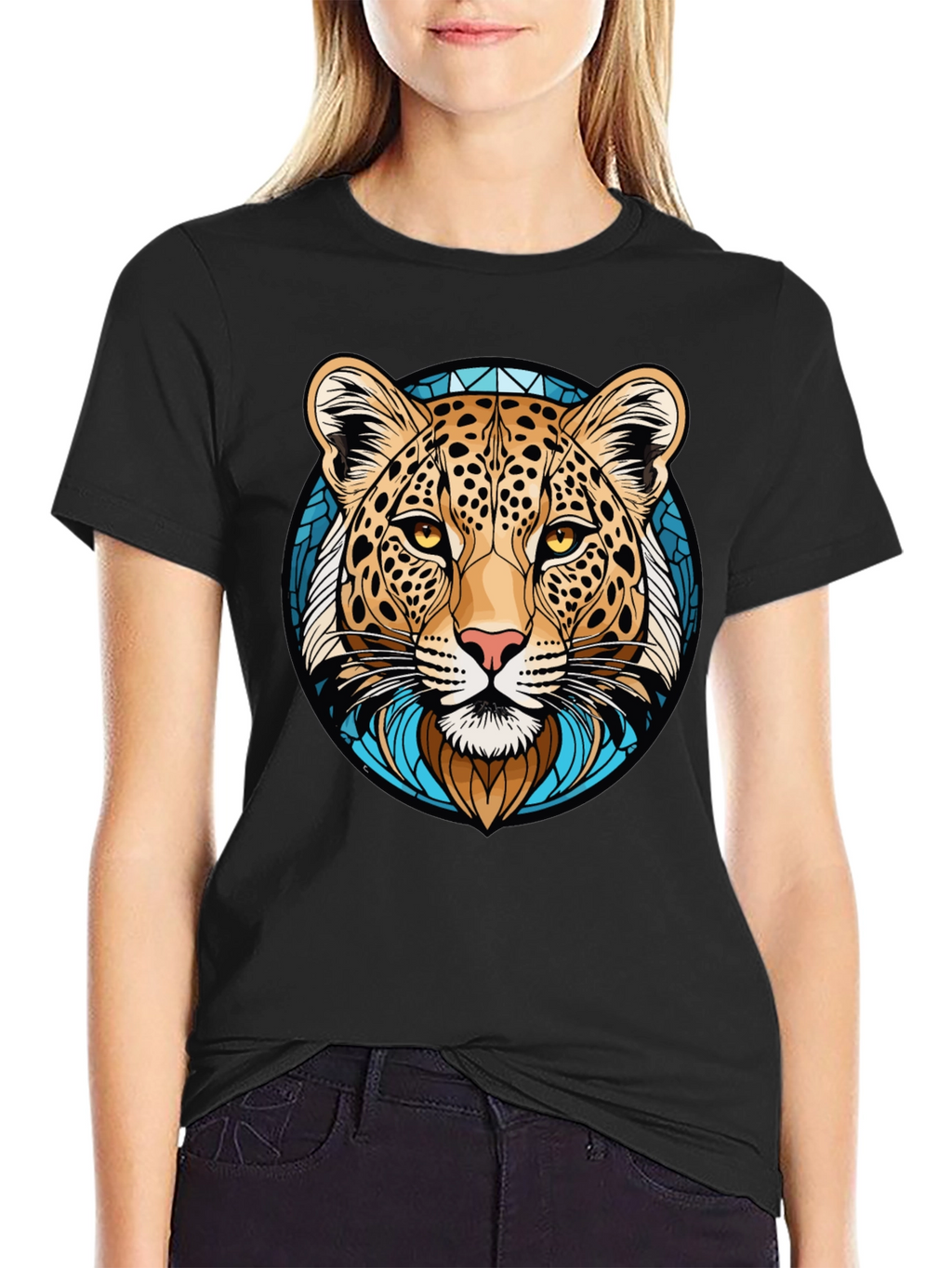 Leopard Graphic Tee - Cool Animal Print T-Shirt