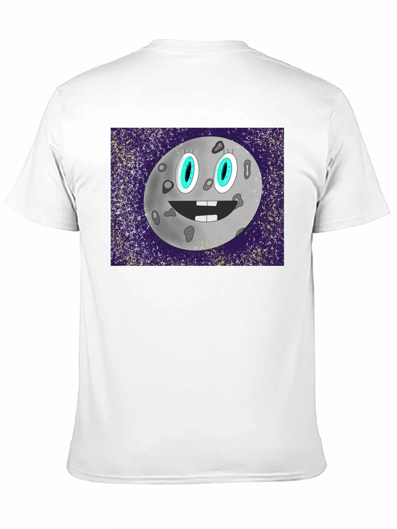 Cartoon Moon Graphic T-Shirt