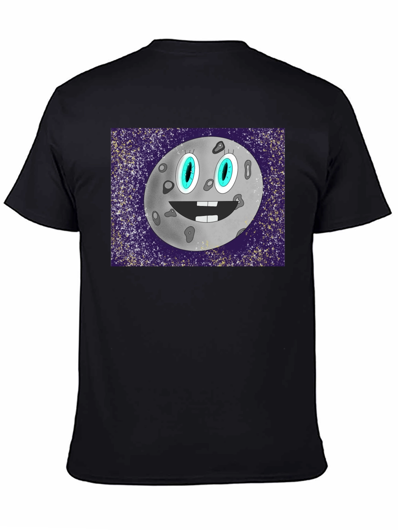 Cartoon Moon Graphic T-Shirt
