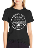 Do Not Pet The Fluffy Cows Yellowstone T-Shirt