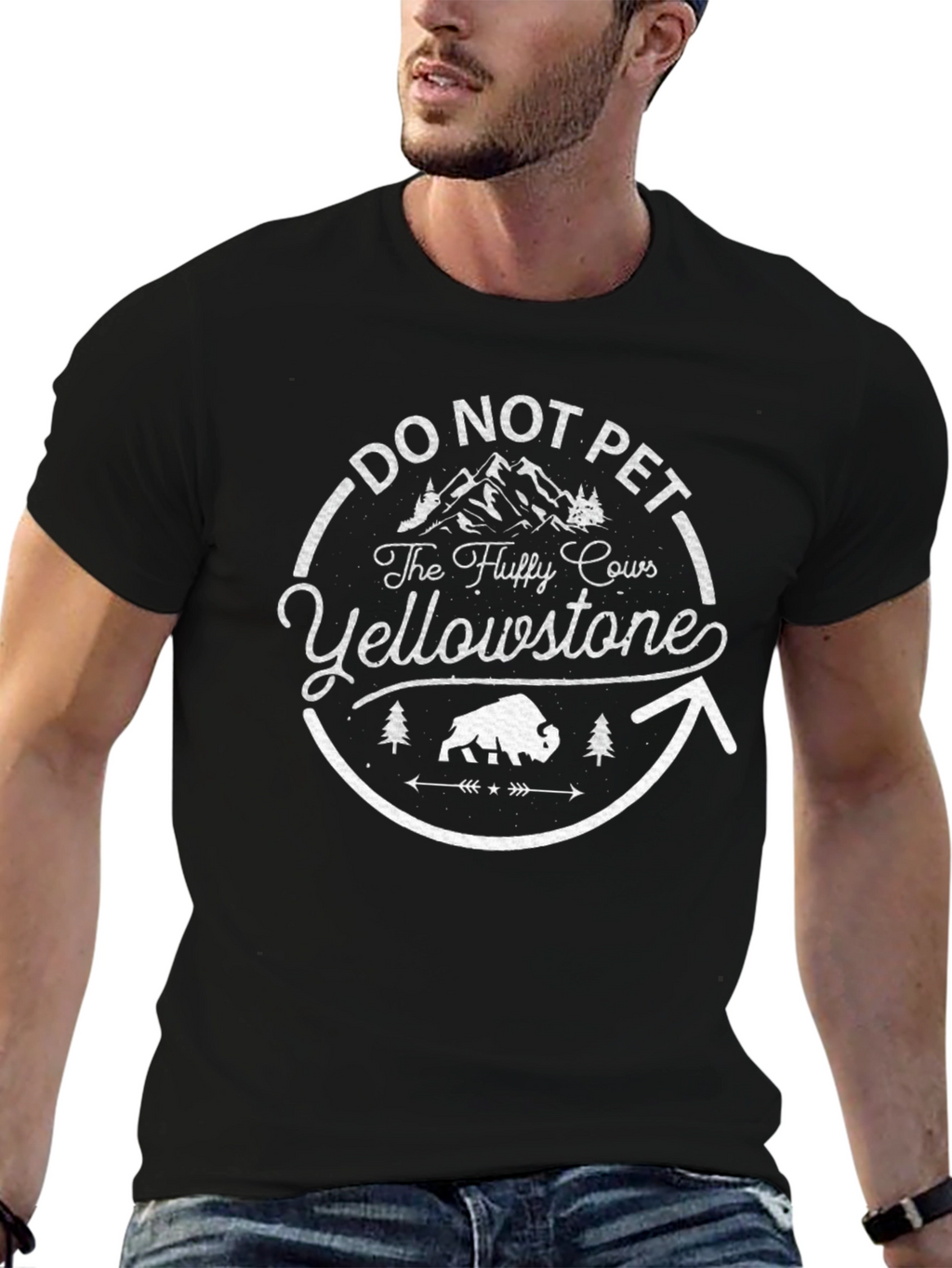 Do Not Pet The Fluffy Cows Yellowstone T-Shirt